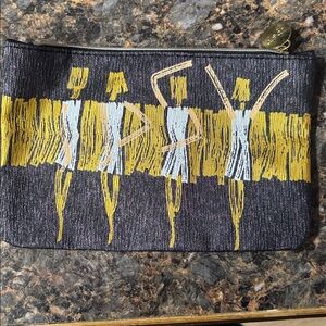 Ipsy September 2016 Glamazon Gold & Black Dancing Girls Makeup Bag